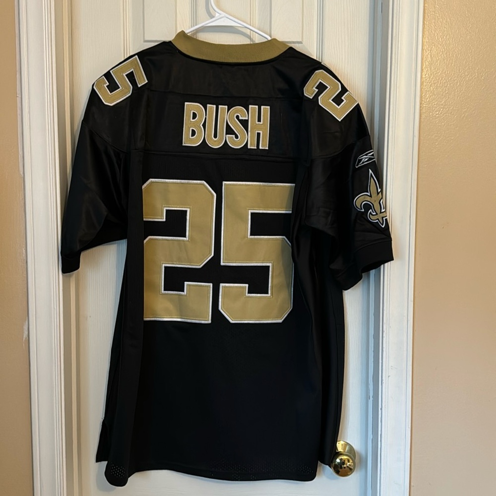 Reggie Bush Saints jersey Reebok On Field